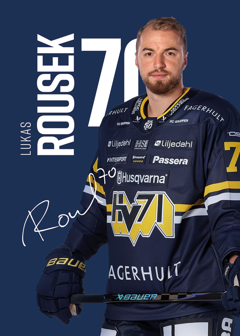 Lukas Rousek #70 HV71 2025/2026-12