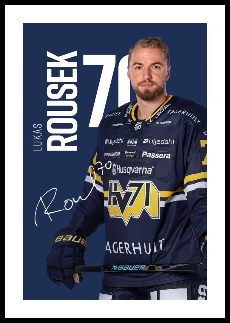 Lukas Rousek #70 HV71 2025/2026-12