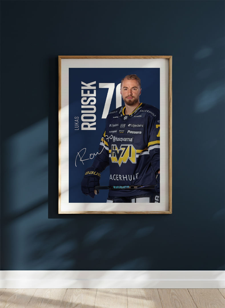 Lukas Rousek #70 HV71 2025/2026-12