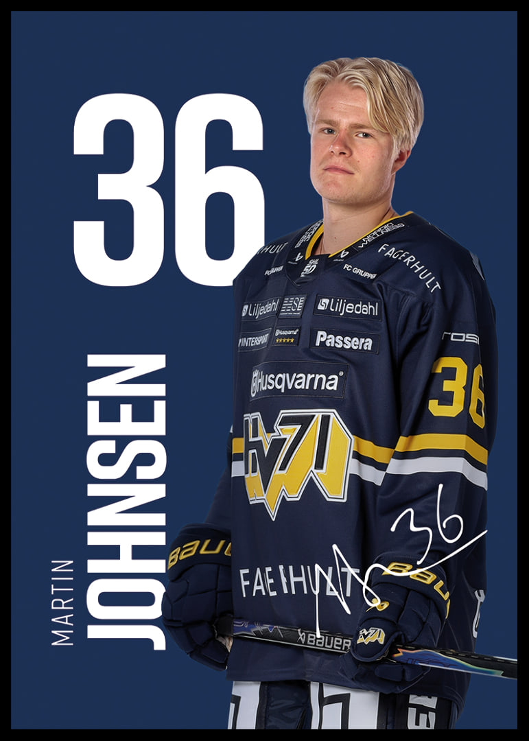Martin Johnsen #36 HV71 2025/2026-12
