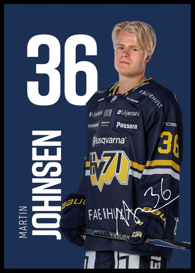 Martin Johnsen #36 HV71 2025/2026-12