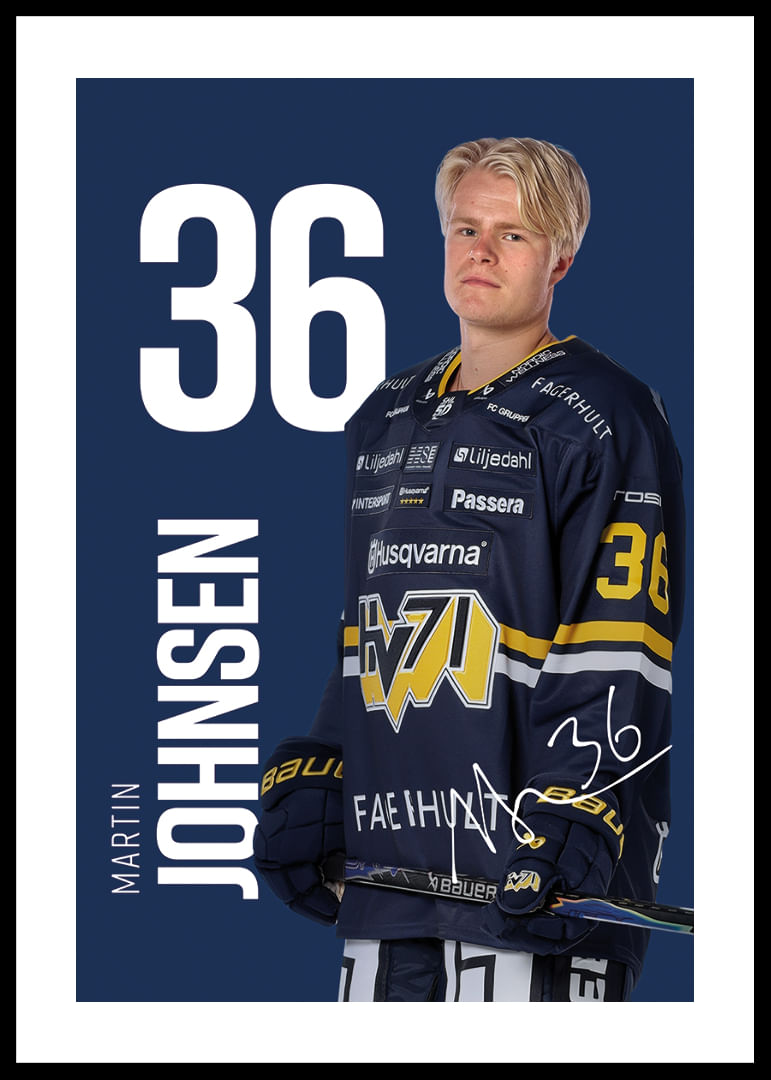 Martin Johnsen #36 HV71 2025/2026-12