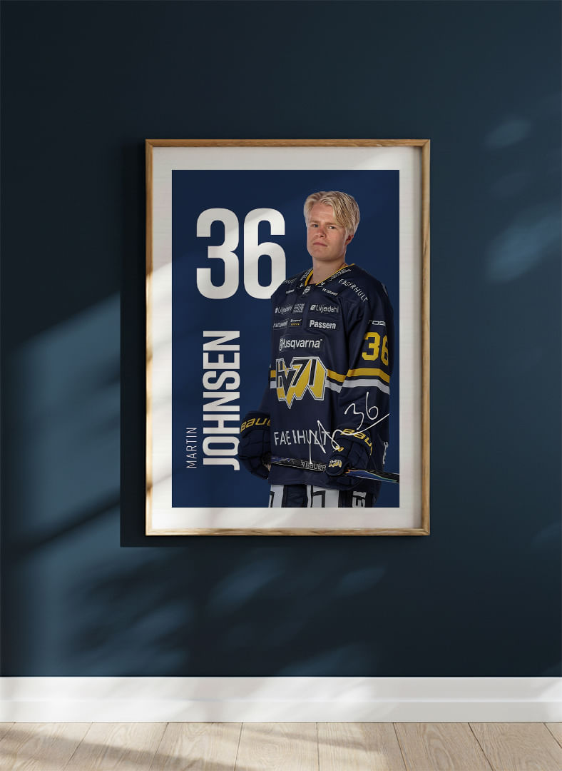Martin Johnsen #36 HV71 2025/2026-12