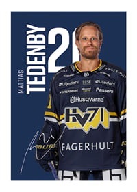 Mattias Tedenby #21 HV71 2025/2026-1