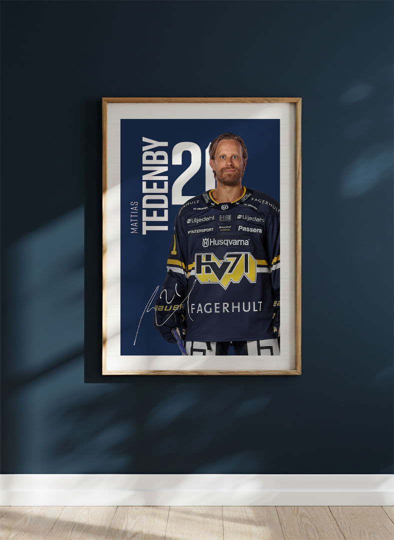 Mattias Tedenby #21 HV71 2025/2026-12