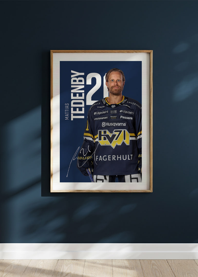 Mattias Tedenby #21 HV71 2025/2026-12