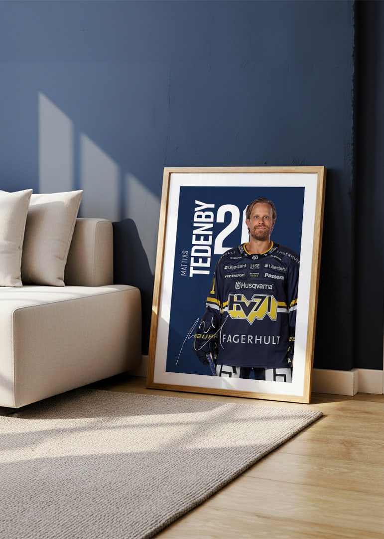 Mattias Tedenby #21 HV71 2025/2026-12