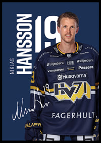 Niklas Hansson #19 HV71 2025/2026-2