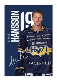 Niklas Hansson #19 HV71 2025/2026-1