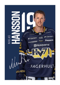 Niklas Hansson #19 HV71 2025/2026-1