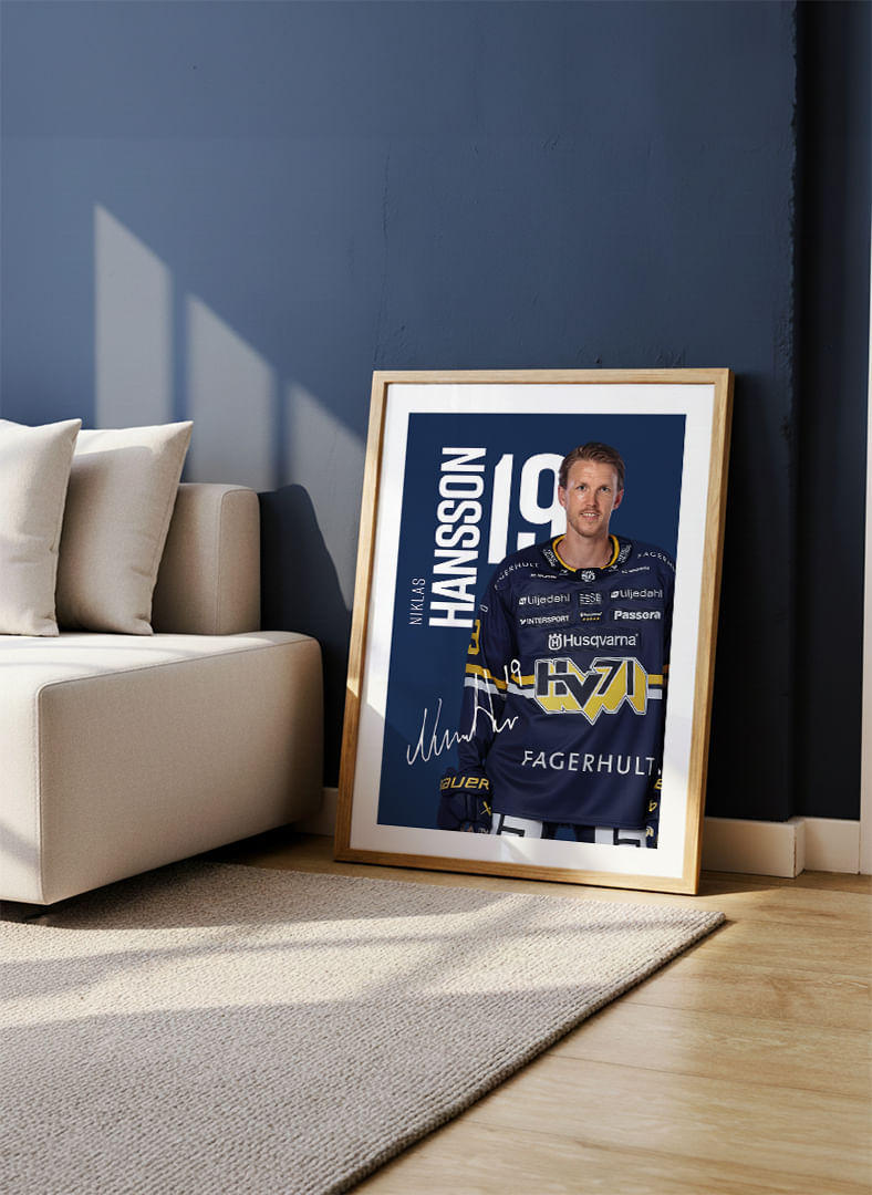 Niklas Hansson #19 HV71 2025/2026-12