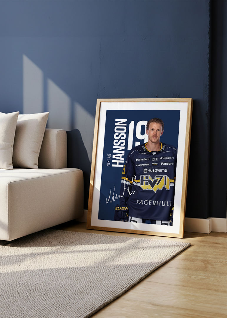 Niklas Hansson #19 HV71 2025/2026-12