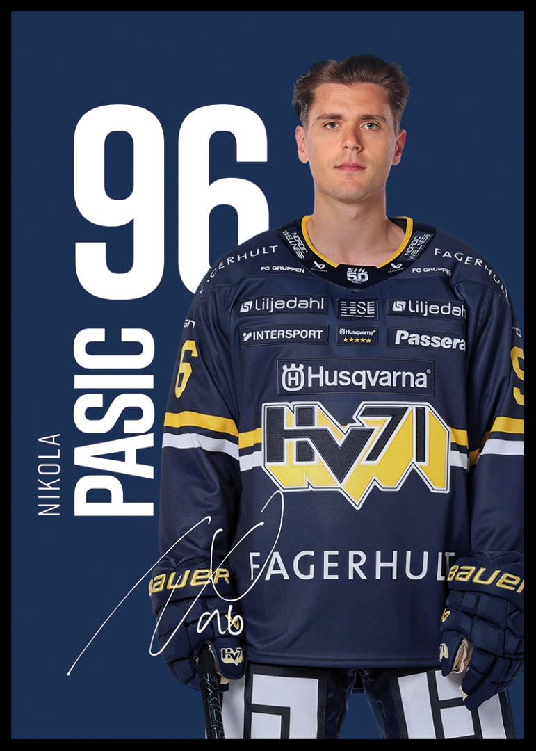 Nikola Pasic #96 HV71 2025/2026-12