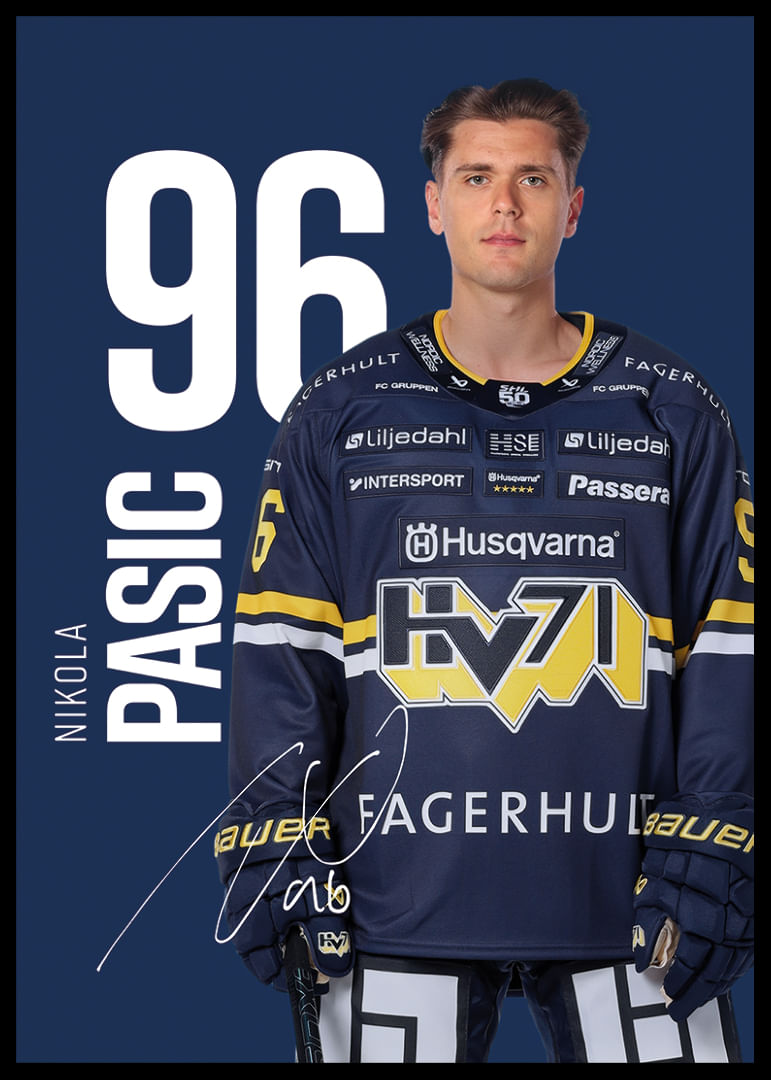 Nikola Pasic #96 HV71 2025/2026-12