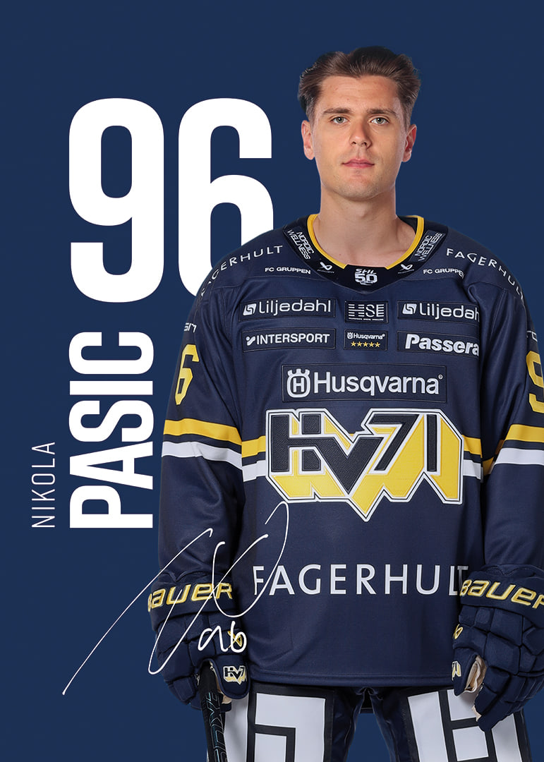 Nikola Pasic #96 HV71 2025/2026-12