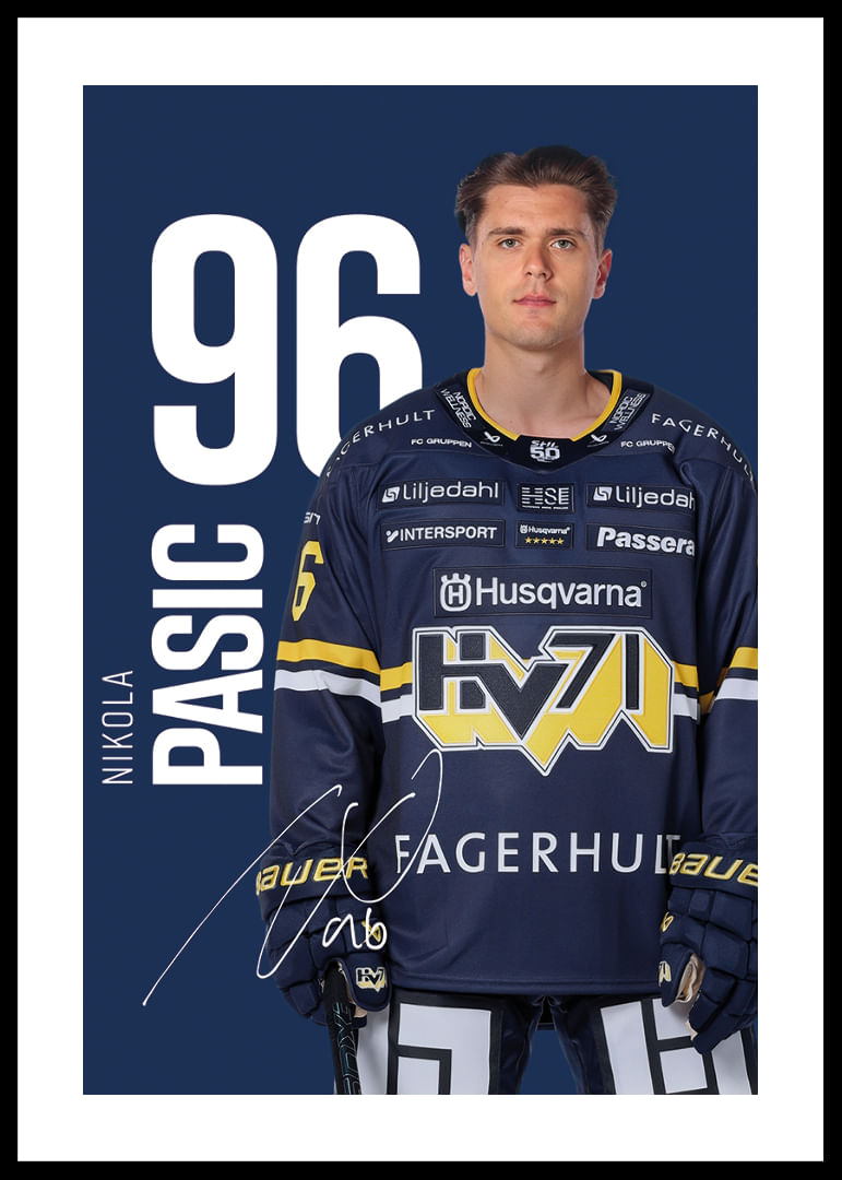 Nikola Pasic #96 HV71 2025/2026-12