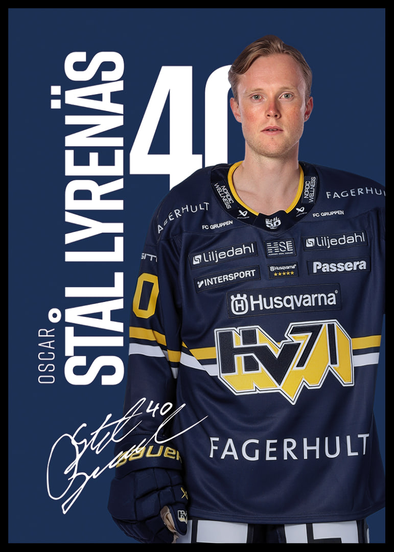Oskar Stål-Lyrenäs #40 HV71 2025/2026-12