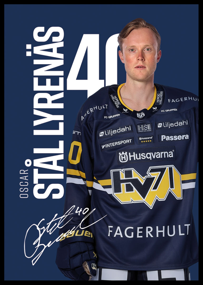 Oskar Stål-Lyrenäs #40 HV71 2025/2026-12