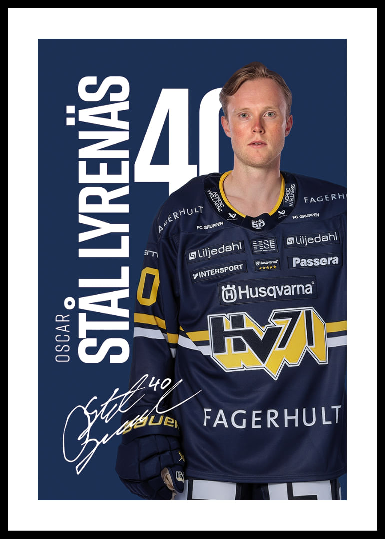 Oskar Stål-Lyrenäs #40 HV71 2025/2026-12