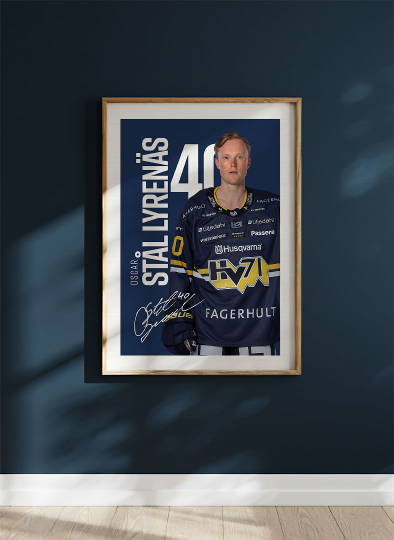 Oskar Stål-Lyrenäs #40 HV71 2025/2026-12
