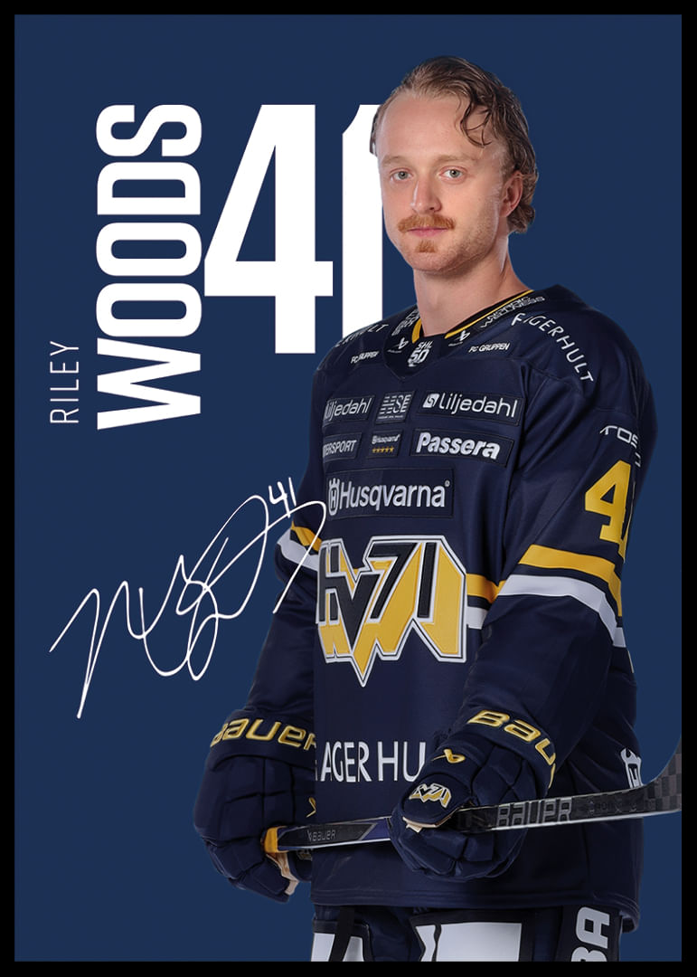 Riley Woods #41 HV71 2025/2026-12