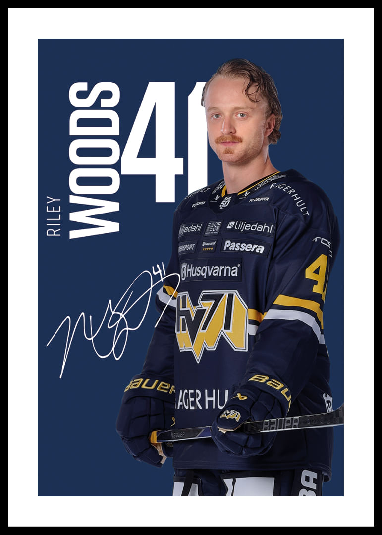Riley Woods #41 HV71 2025/2026-12