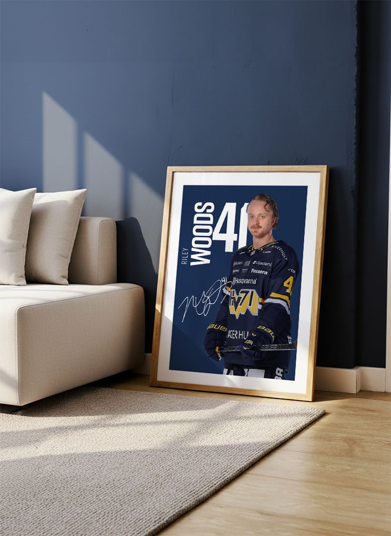 Riley Woods #41 HV71 2025/2026-12