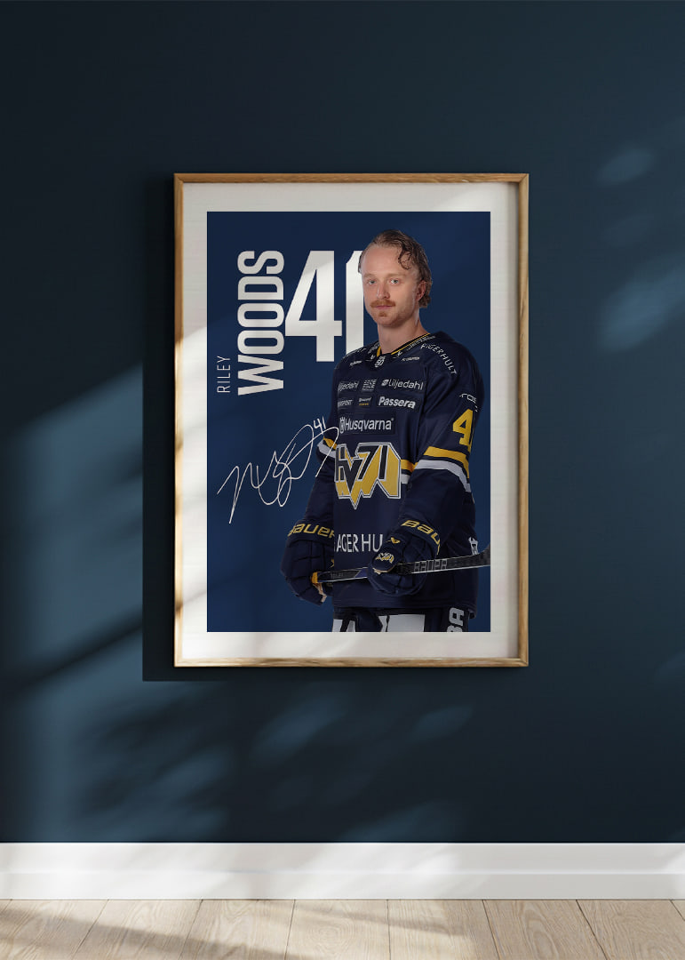 Riley Woods #41 HV71 2025/2026-12