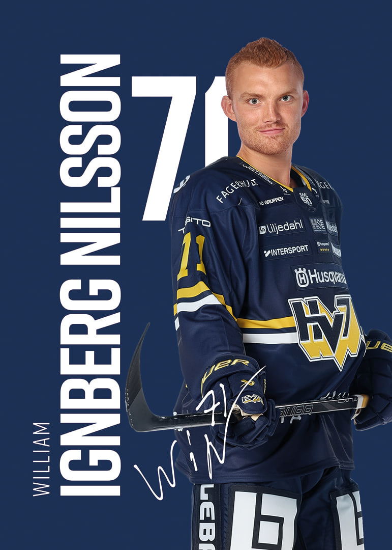 William Ignberg Nilsson #71 HV71 2025/2026-12