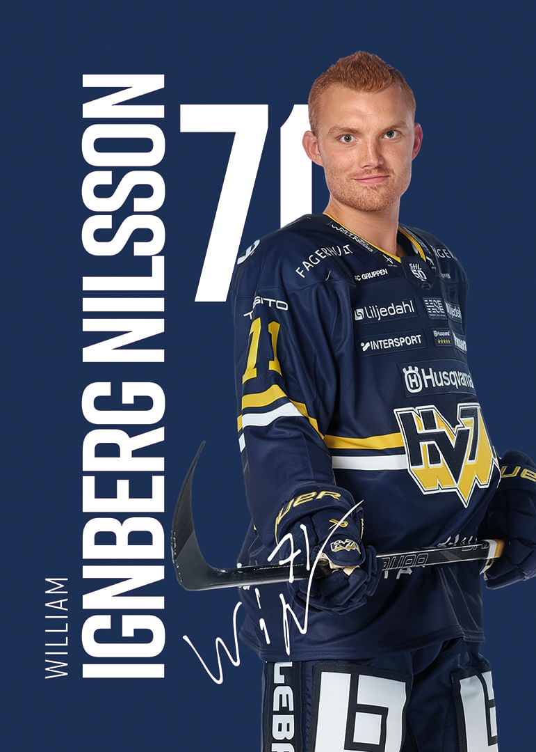 William Ignberg Nilsson #71 HV71 2025/2026-12
