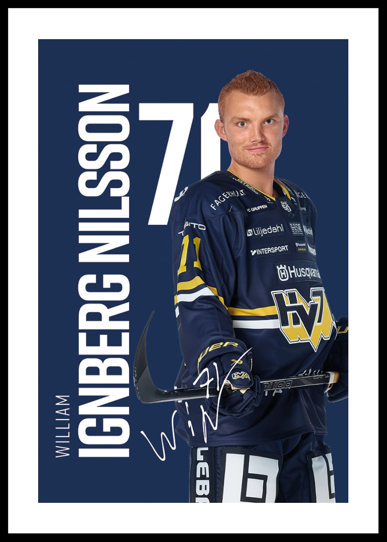 William Ignberg Nilsson #71 HV71 2025/2026-12