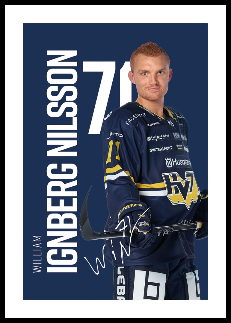 William Ignberg Nilsson #71 HV71 2025/2026-12