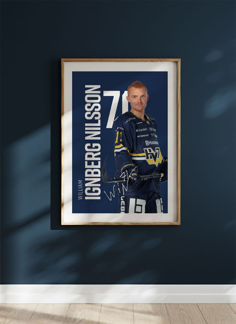 William Ignberg Nilsson #71 HV71 2025/2026-12