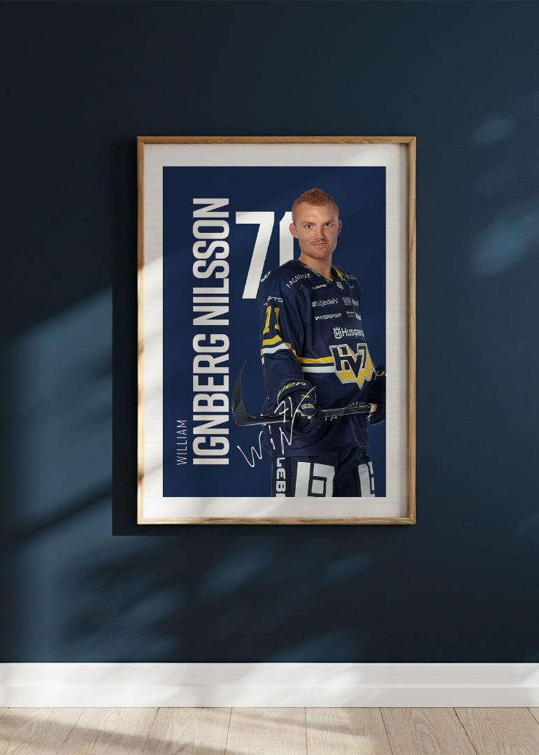 William Ignberg Nilsson #71 HV71 2025/2026-12