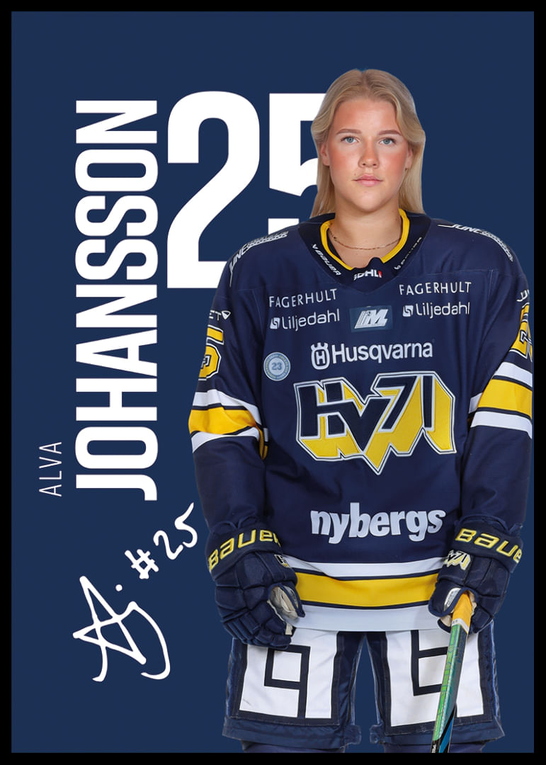 Alva Johansson #25 HV71 2025/2026-12