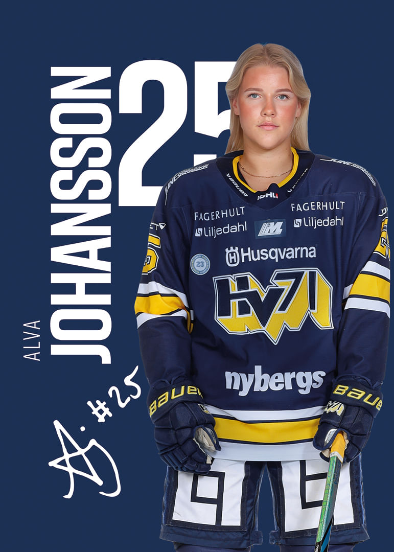 Alva Johansson #25 HV71 2025/2026-12