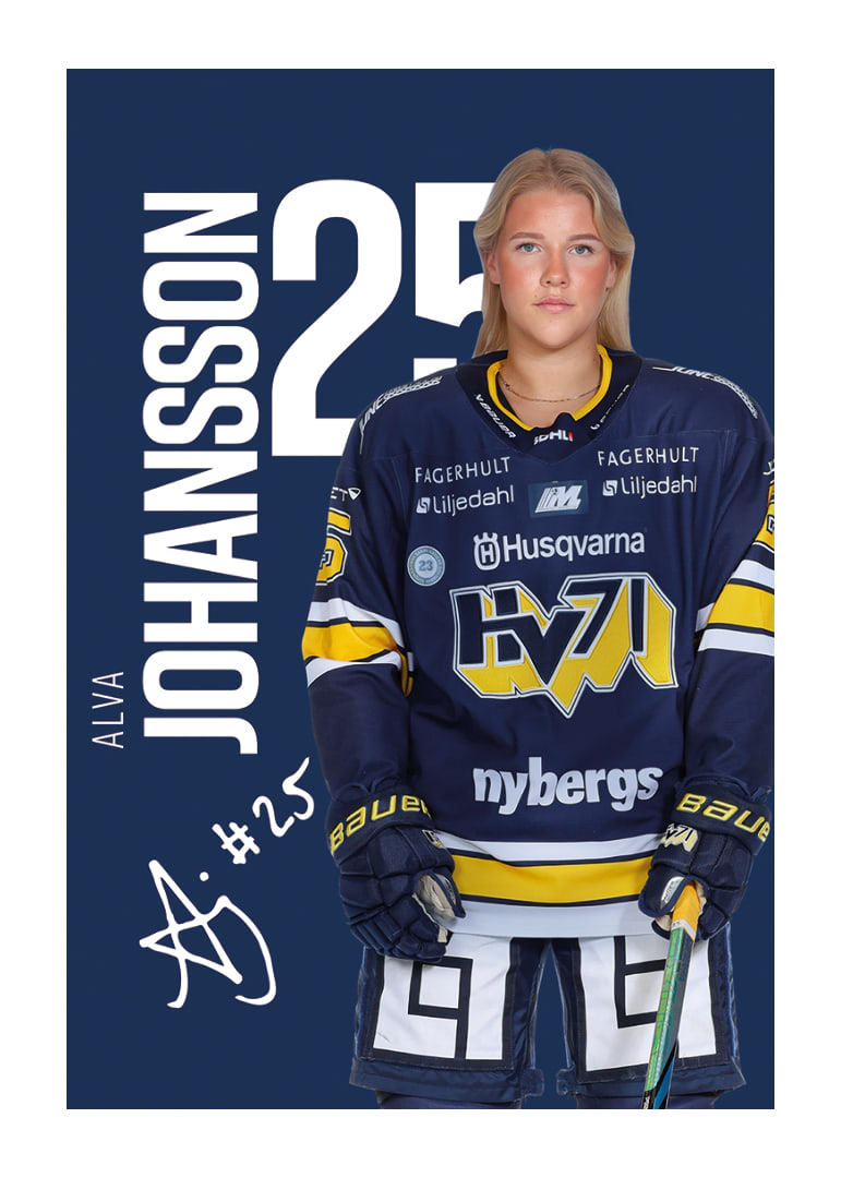 Alva Johansson #25 HV71 2025/2026-12