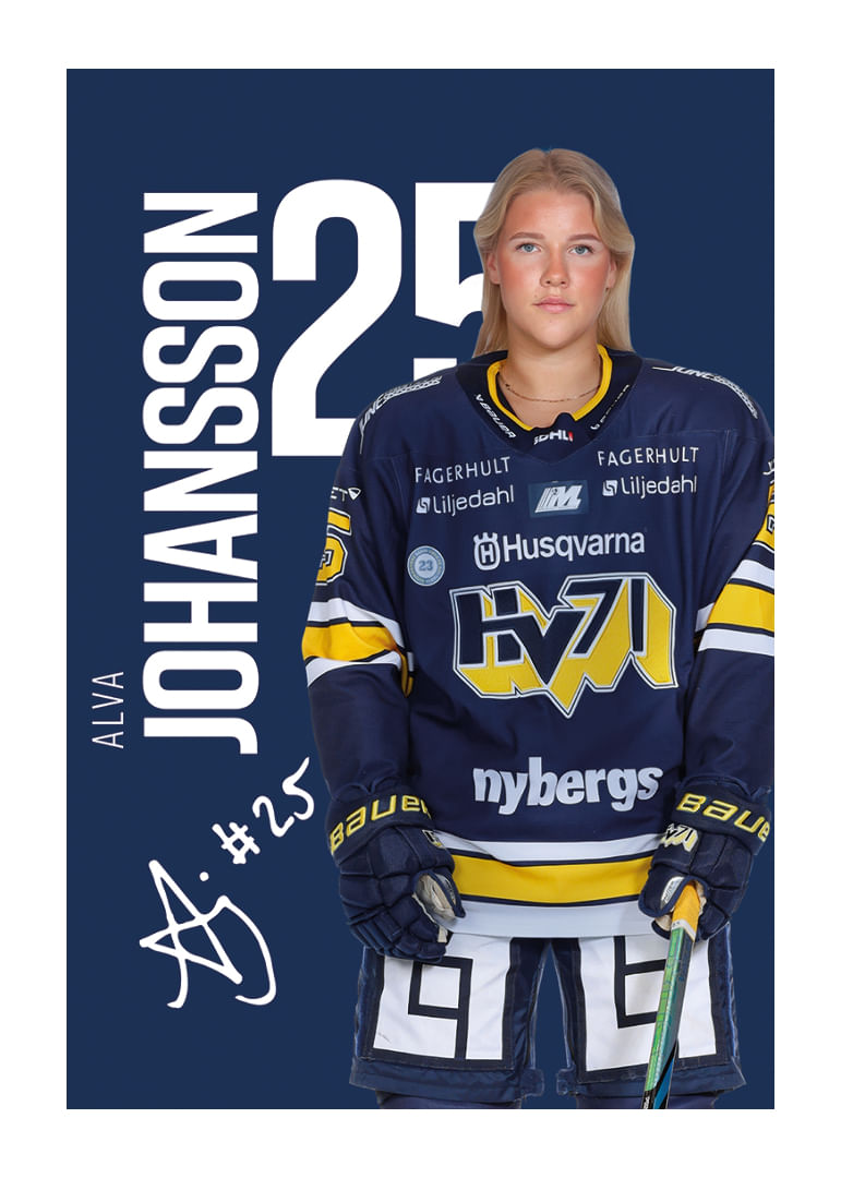 Alva Johansson #25 HV71 2025/2026-12