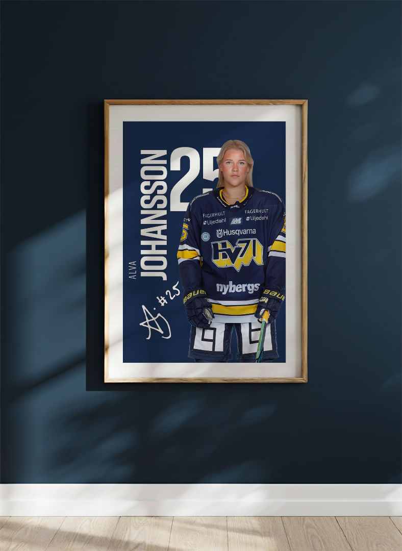 Alva Johansson #25 HV71 2025/2026-12