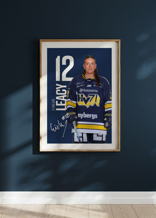 Poster Eimear Leacy #12 HV71 2025/2026 crossfade