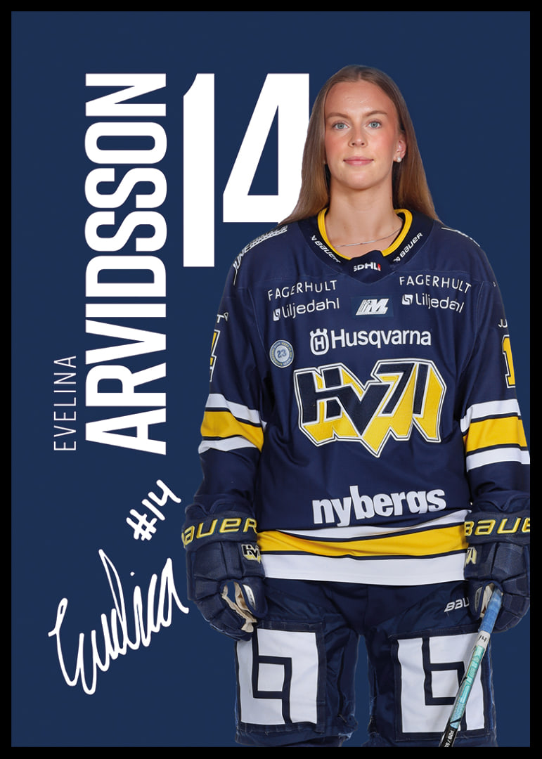 Evelina Arvidsson #14 HV71 2025/2026-12