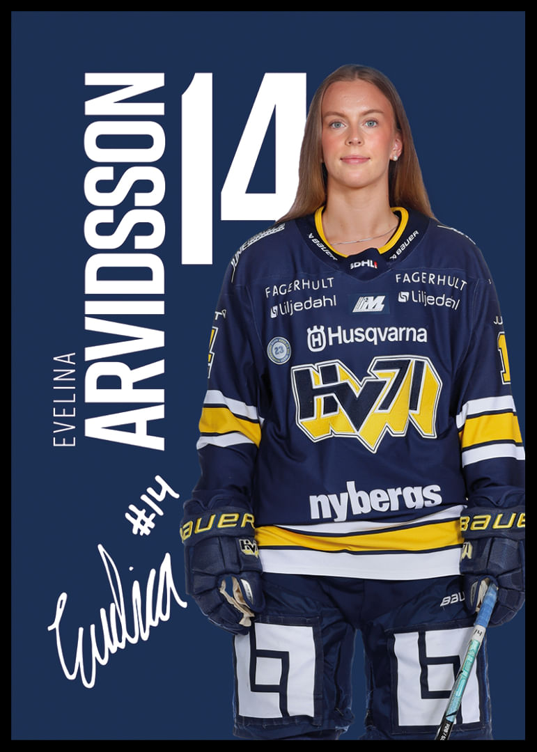 Evelina Arvidsson #14 HV71 2025/2026-12