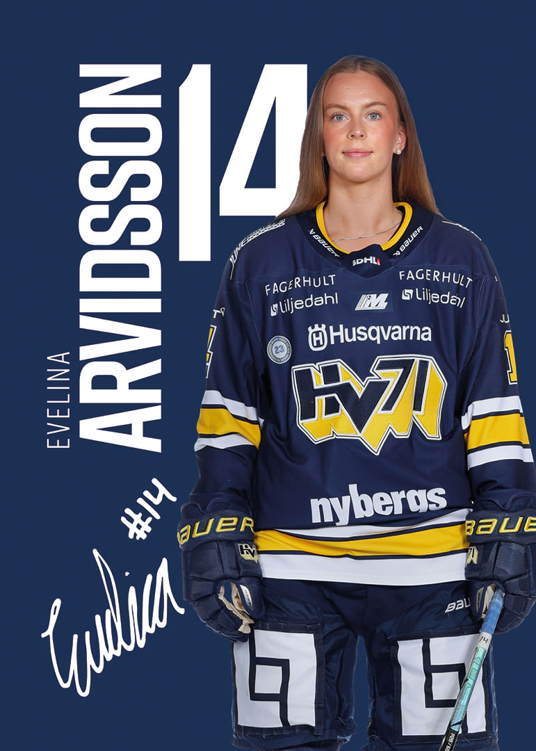 Evelina Arvidsson #14 HV71 2025/2026-12