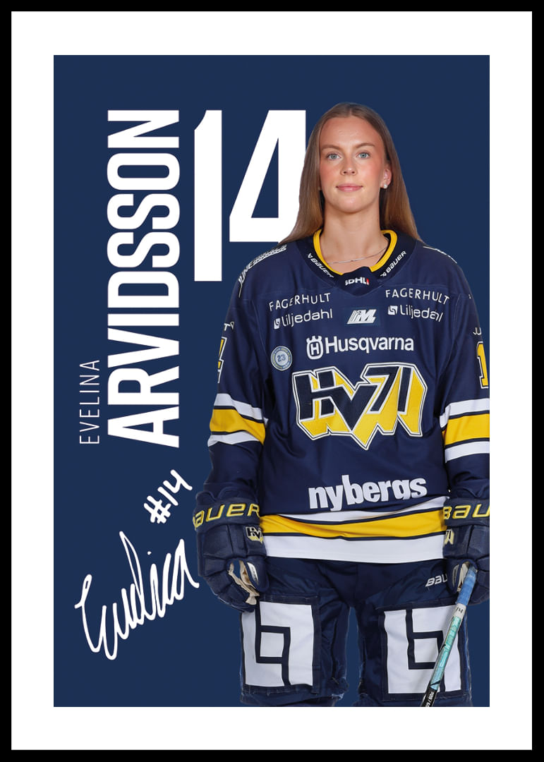 Evelina Arvidsson #14 HV71 2025/2026-12