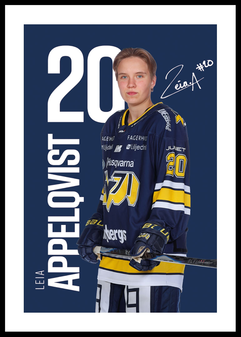 Leia Appelqvist #20 HV71 2025/2026-12