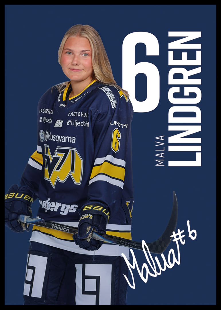 Malva Lindgren #6 HV71 2025/2026-12