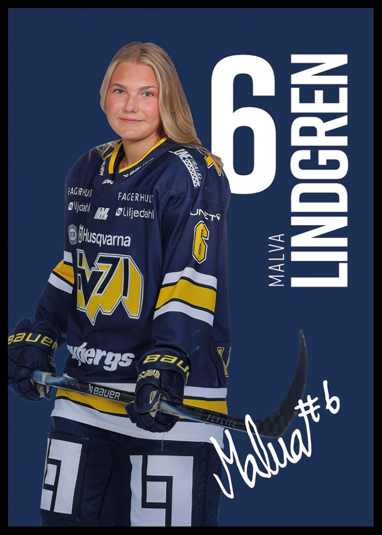 Malva Lindgren #6 HV71 2025/2026-12