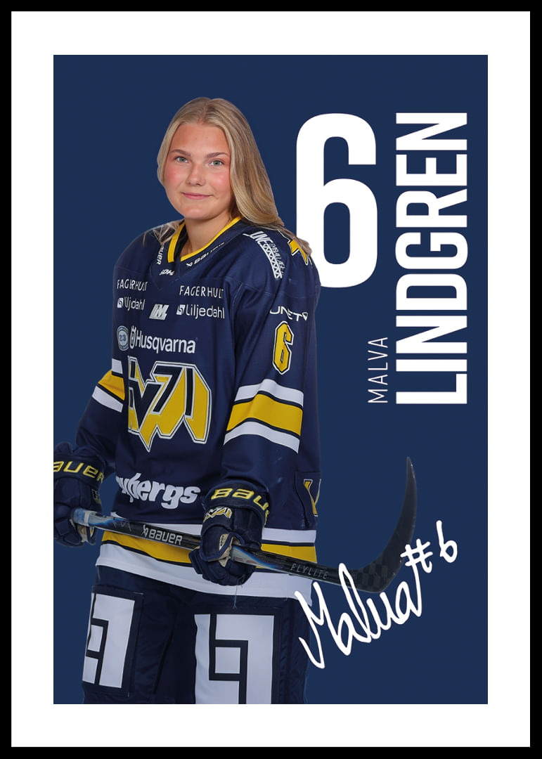 Malva Lindgren #6 HV71 2025/2026-12