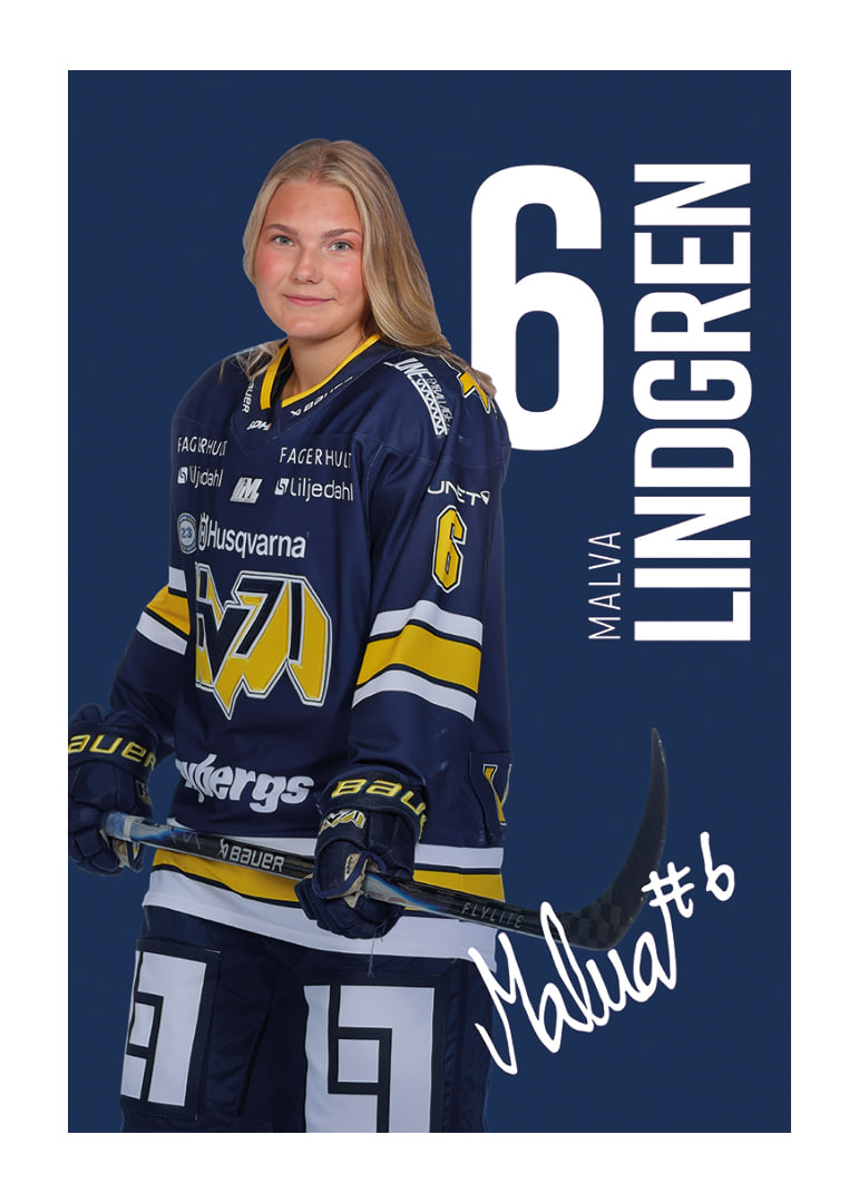 Malva Lindgren #6 HV71 2025/2026-12