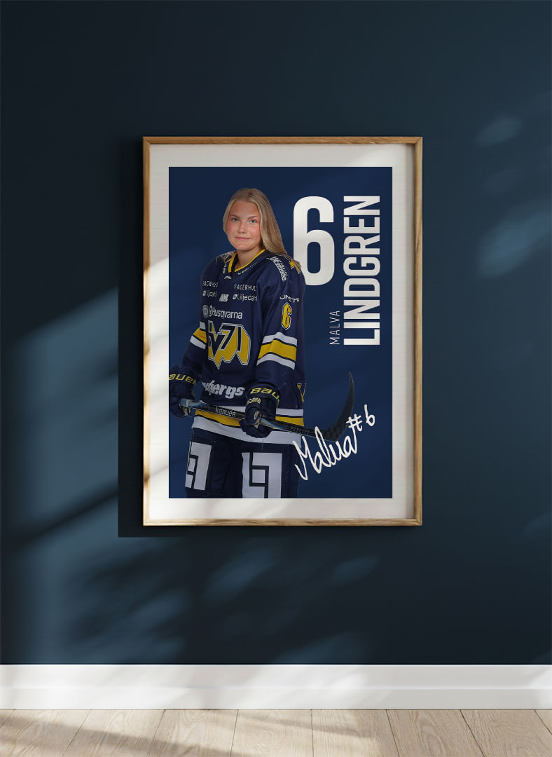 Malva Lindgren #6 HV71 2025/2026-12